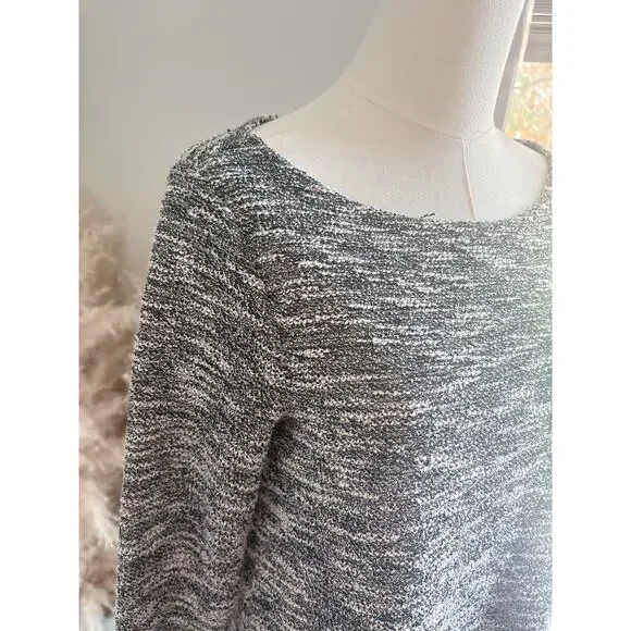 B1G2 FREE 🍁 NWT Gap Boucle Tweed Long Sleeve A Line Dress Medium Zip Pocket - Picture 5 of 10